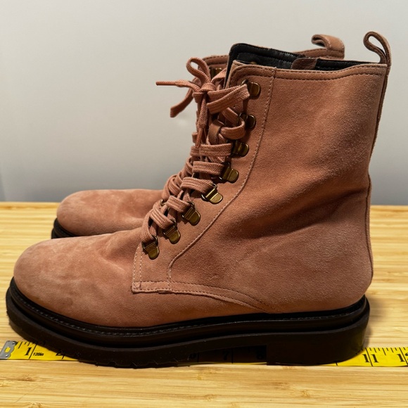 Anthropologie Shane Lace-Up Combat Boots Size 10 - Picture 16 of 16